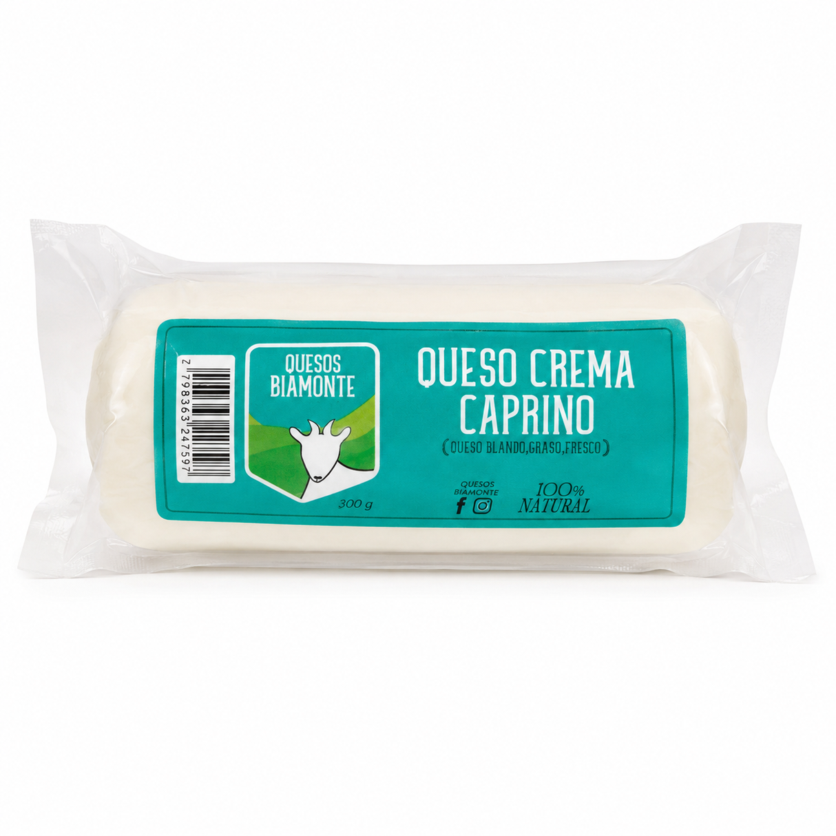 QUESO CREMA CABRA BIAMONTE 200G