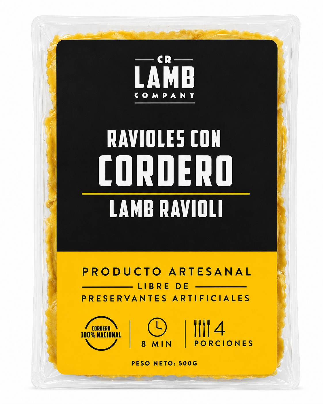 RAVIOLI CORDERO LAMB 500G