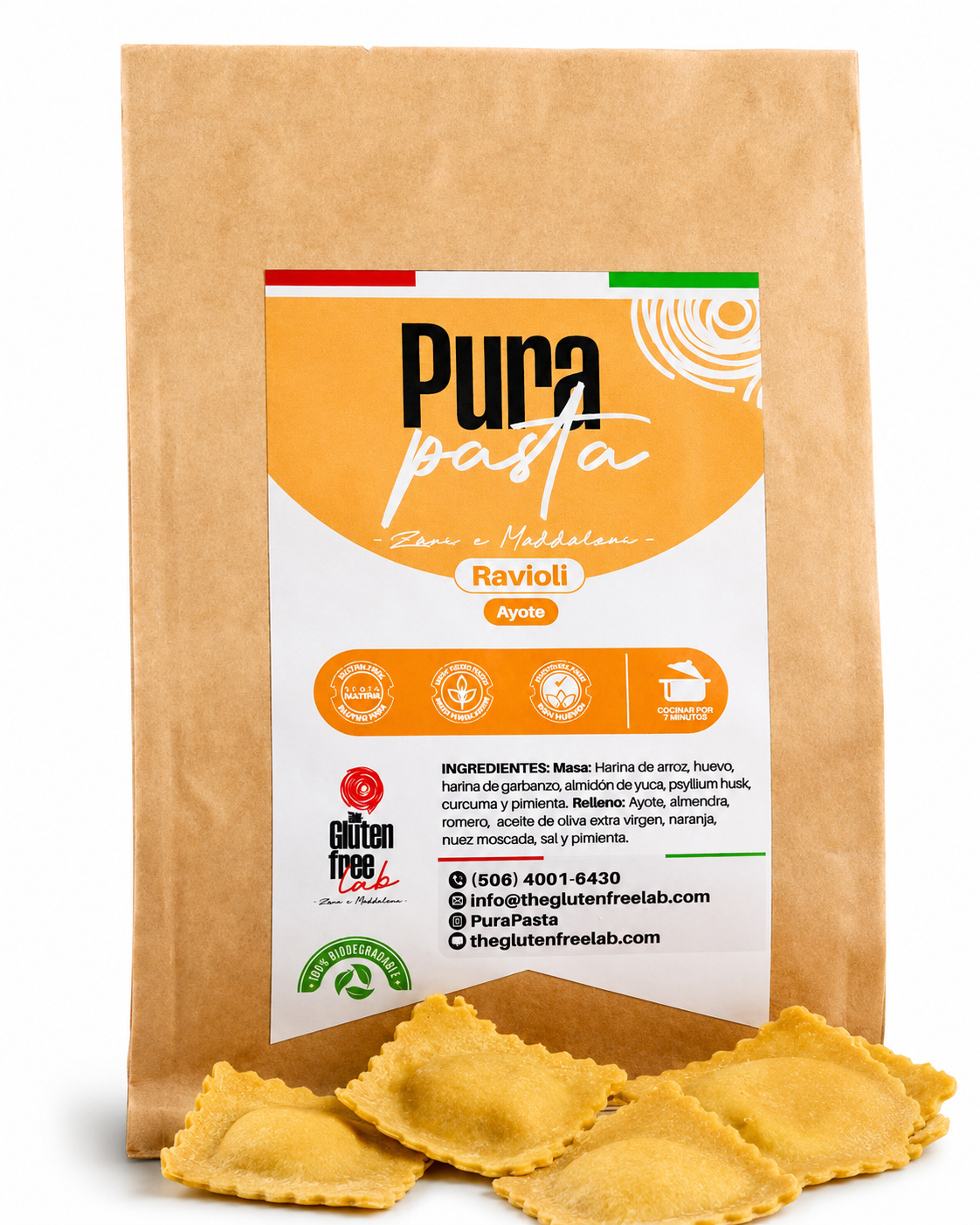 PASTA RAVIOLI AYOTE PURA PASTA 250G