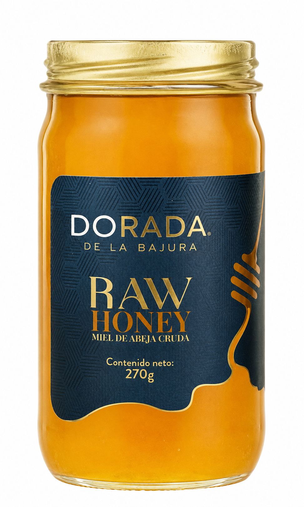 MIEL CRUDA DORADA LA BAJURA 270G
