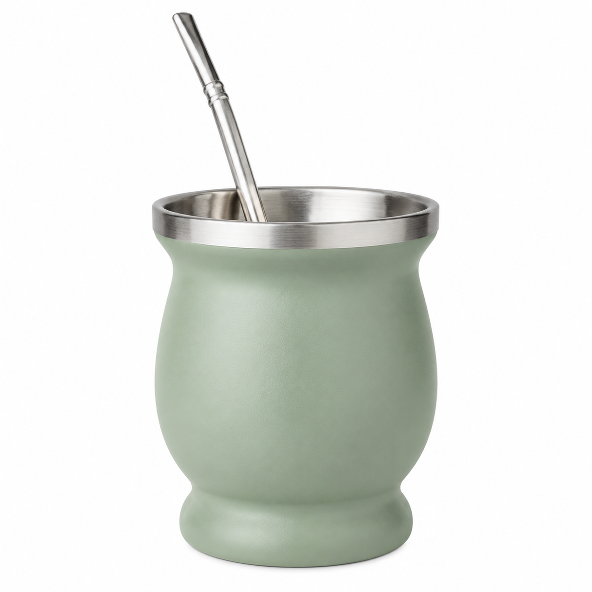MATE TIPO STANLEY  + BOMBILLA PLAYADITO