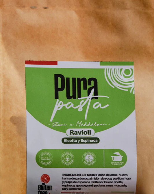 PASTA RAVIOLI RICOTTA ESPINACA PURA PASTA 250G