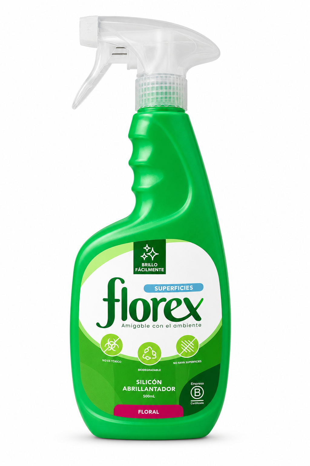 SILICON ABRILLANTADOR FLORAL  - FLOREX 500ML