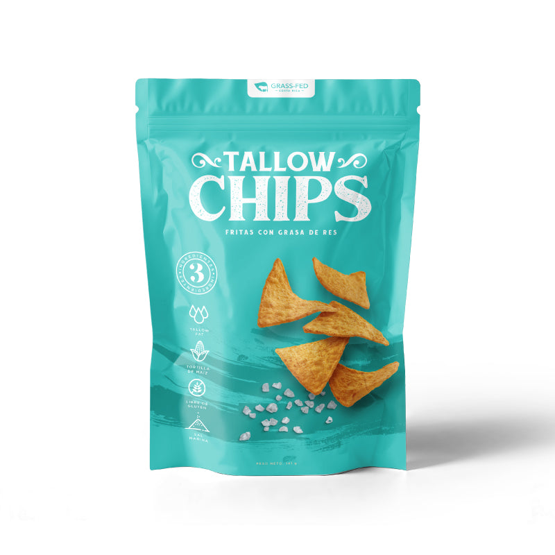 CHIPS TALLOW CON GRASA GRASS FED