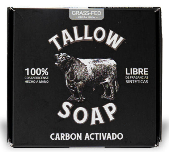 JABÓN TALLOW SOAP CARBÓN ACTIVADO GRASSFED 100G