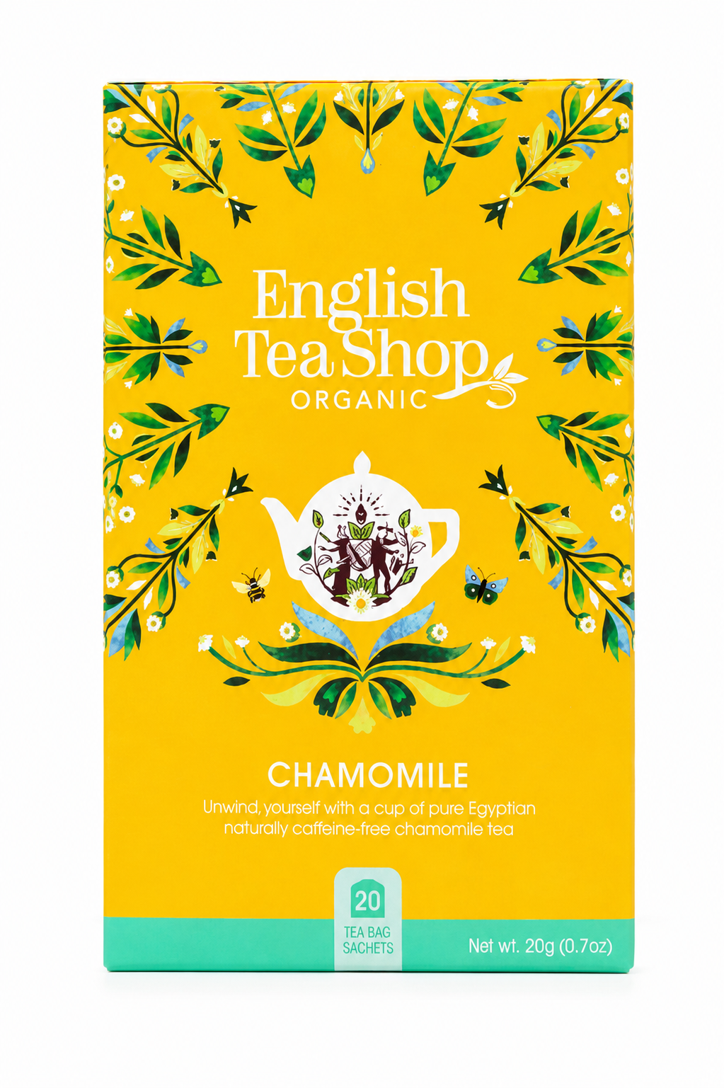 TÉ MANZANILLA ORGÁNICO ENGLISH TEA SHOP 20G