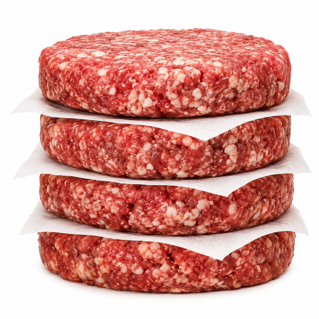 TORTAS DE RES PARA HAMBURGUESA GRASS-FED 4 UNIDADES DE 190G