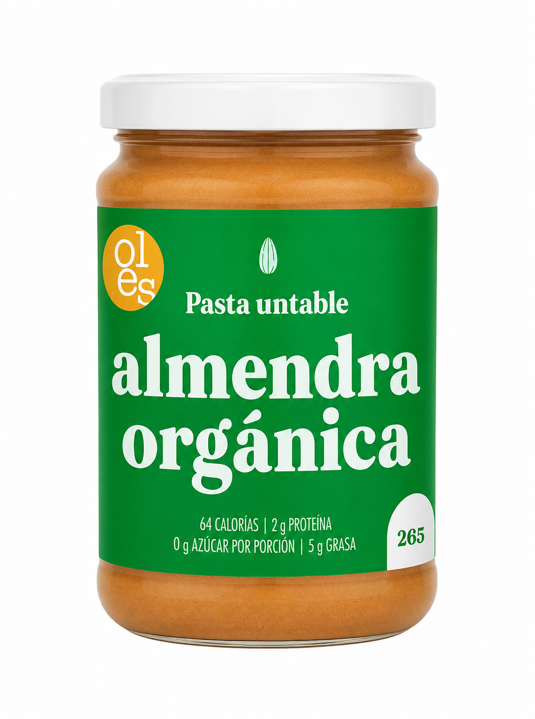 MANTEQUILLA DE ALMENDRA ORGANICA 265G