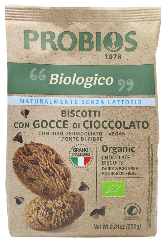 GALLETAS VEGANAS DE CHOCOLATE PROBIOS 250G