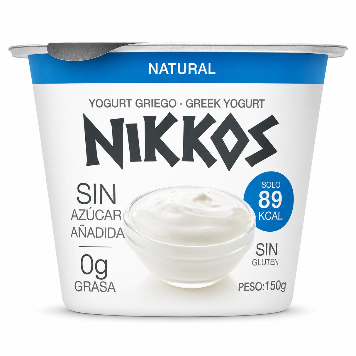 YOGURT GRIEGO NATURAL NIKKOS 150G