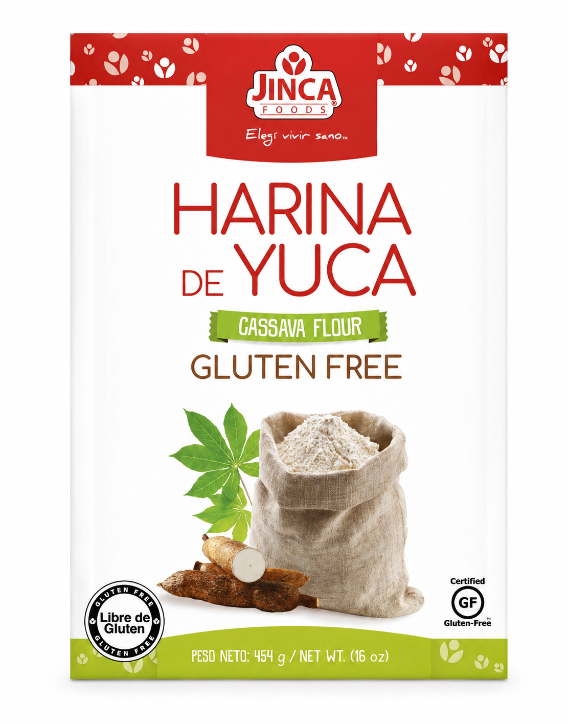 HARINA YUCA GLUTEN FREE JINCA 454G